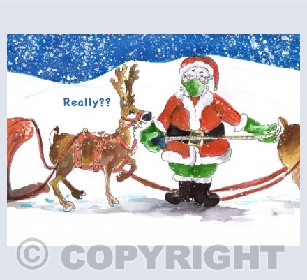 Social Distance Santa