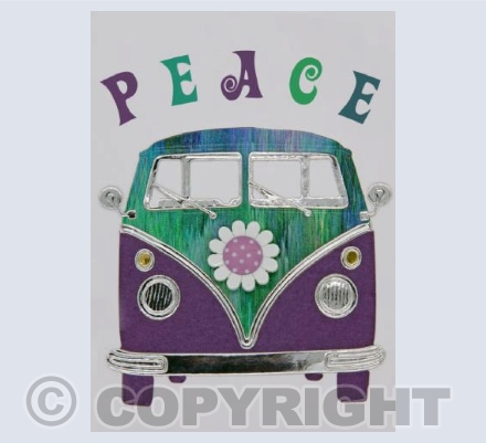 Purple and Green Peace