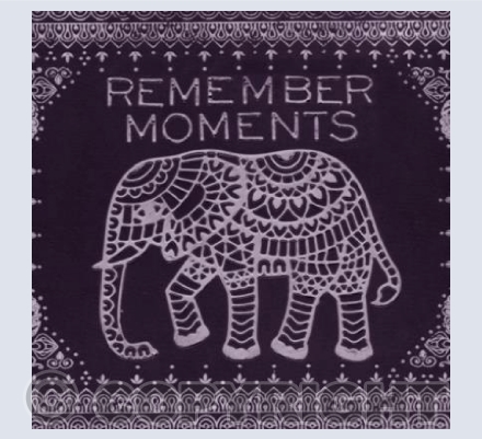 Purple & Silver Remember moments