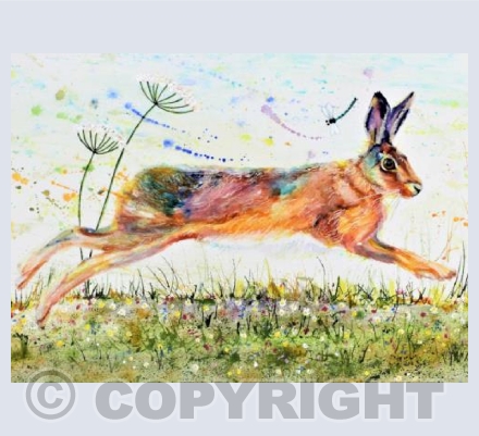 LEAPING HARE
