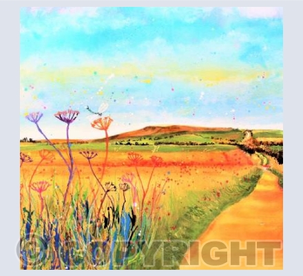 THE RIDGEWAY, TOWARDS THE WHITE HORSE, UFFINGTON