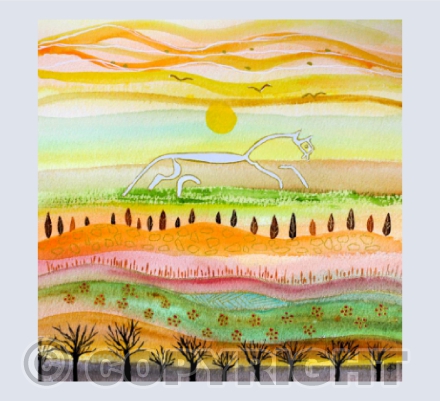 AUTUMN WHITE HORSE