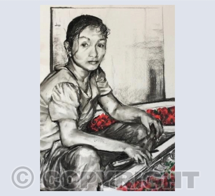 Aisel. The Strawberry Girl