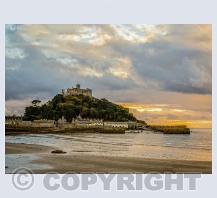 St.Michael's Mount, Late Summer Sunset