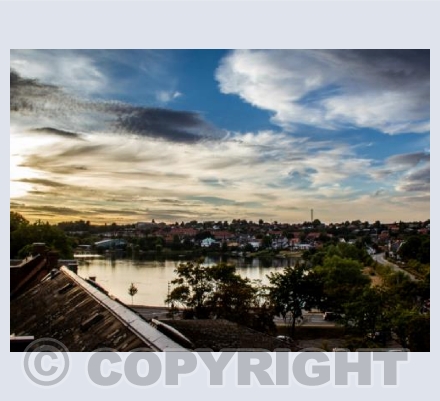 Sunset in Kolding, Denmark