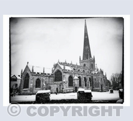 St James' Church in the Snow