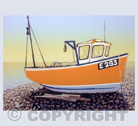 Branscombe Boat Yellow