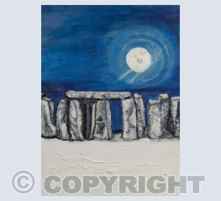 Stonehenge in the Snow