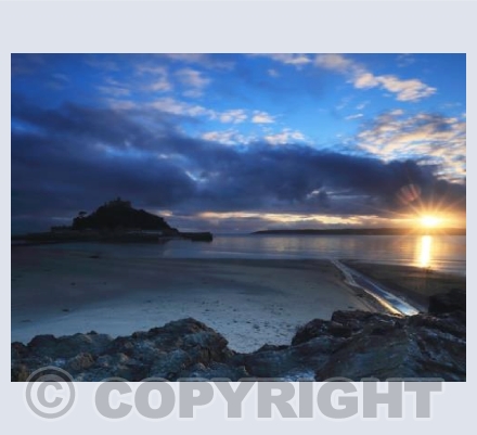 St Michael's Mount Sunset 01