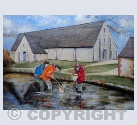 Pond Dipping (Tithe Barn, Great Coxwell)