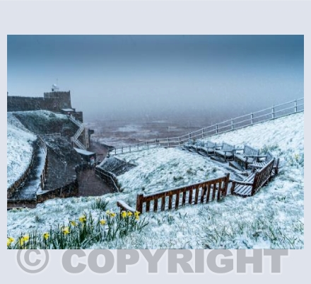 Snowstorm over Sidmouth