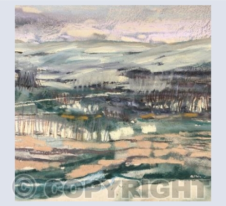 Winter Landscape Study Northumberland