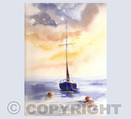 Moored Alone 