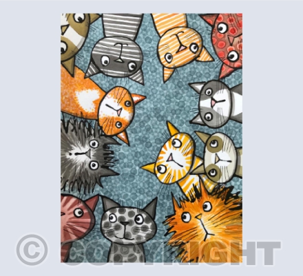 Inky cats galore