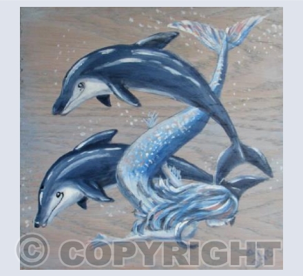 Diving With Mermaids card