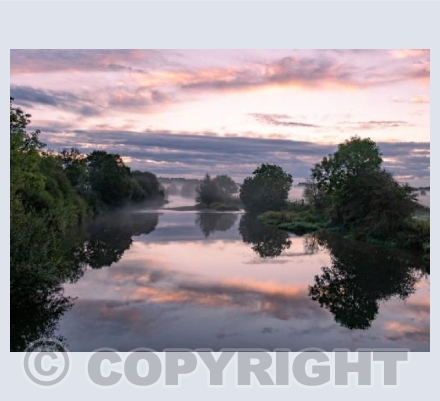 Eye Bridge Sunrise, Wimborne, Dorset