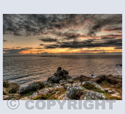 Sunset Over Longships