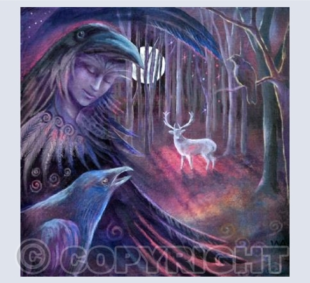 'Raven Spirals and Moonlit Hart' |GRSC22