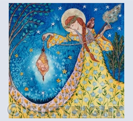 'Goddess Frigg Birthing All Creation' | GRG27