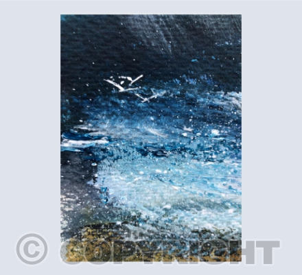 Gulls in a storm