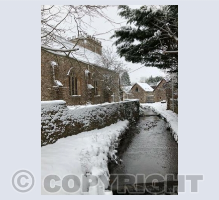 Hemyock in the snow