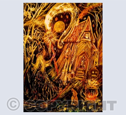 The good witch casts a spell 