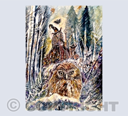 The Good Witch and the Little Owl of Pendle Forest