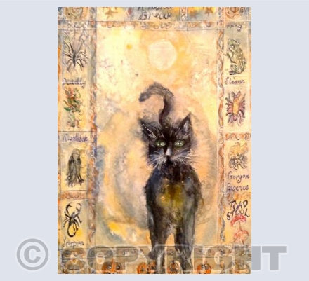 Magic the wood witches cat