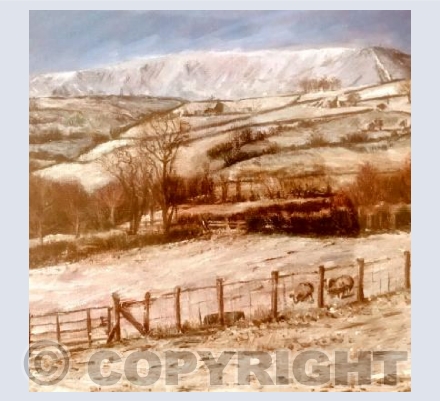 Pendle in the snow