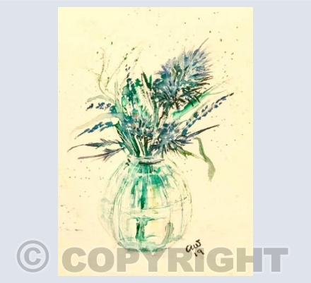 Garden in a glass jar