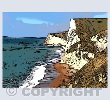 ‘West From Durdle Door’