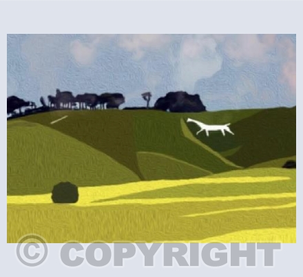 'Cherhill White Horse, Wiltshire