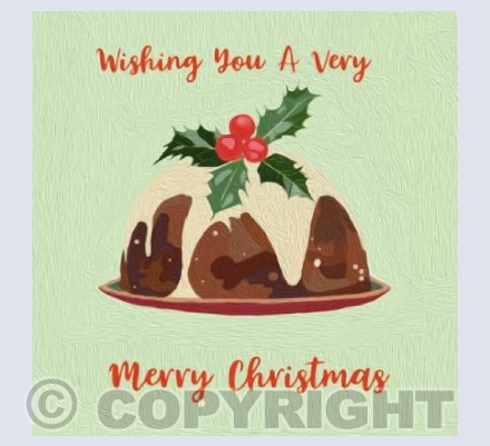 'Merry Christmas Pudding'