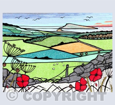 View from the Ridgeway to Portland