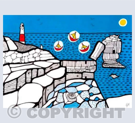 Sailing Boats at Portland Bill