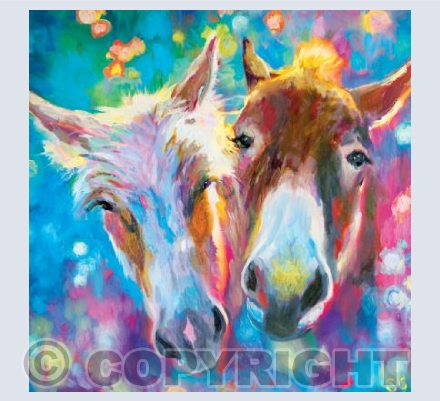 Colourful Donkeys