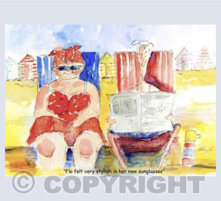 Flo's new sunglasses