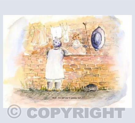 I'm not one to gossip..