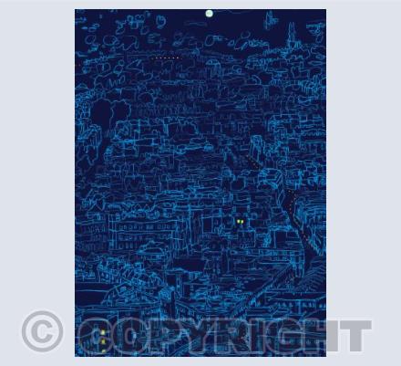 No.32 Bath at Midnight from Alexander Park Night