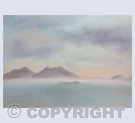 North Uist from Lochbay, Isle of Skye (29 Jun)