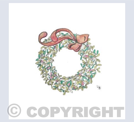 Mistletoe Wreath