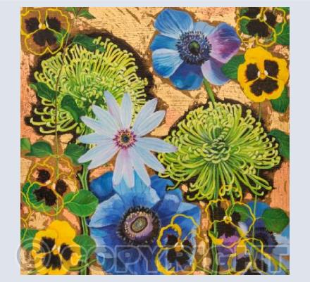 Pansies and Anemones