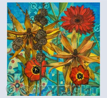 Tiles and leucadendra