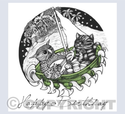 Owl & the Pussycat 'Happy Birthday' (Vignette)