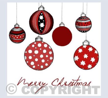 Christmas Baubles White