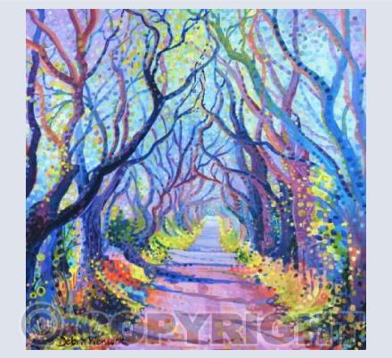 "Dark Hedges - Shadows & Tall Trees"