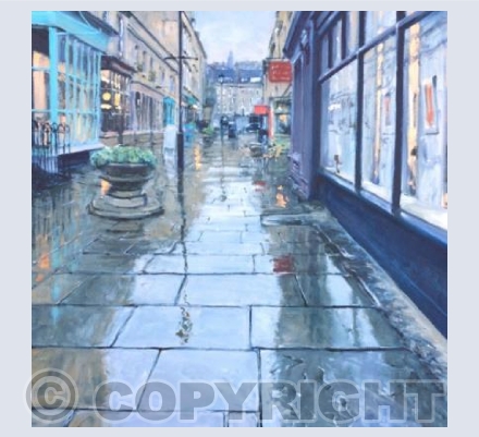 Margaret’s Buildings in the Rain