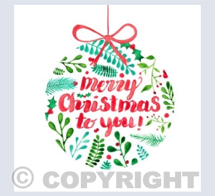 Merry Christmas to you!