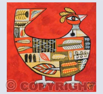retro bird