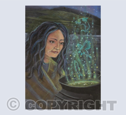 Cerridwen and the Cauldron
